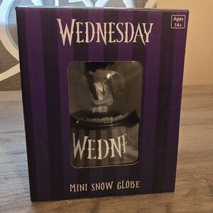 Wednesday Adams Mini Snow Globe 5" Brand New Lot For Customer